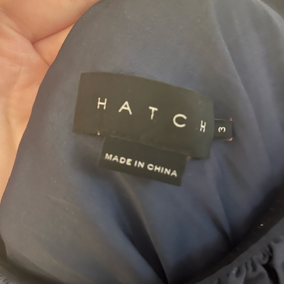 Hatch Maternity Charlotte Dress in Indigo Blue - Picture 3 of 3